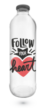 Botella Jugo X 910 follow Your Heart
